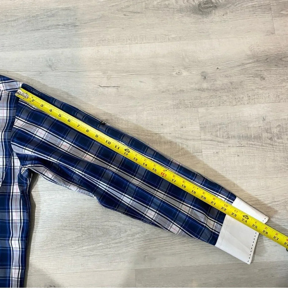 Absolute Rebellion French Style Bold Dress Down Slim Fit Shirt XXL - Picture 12 of 16